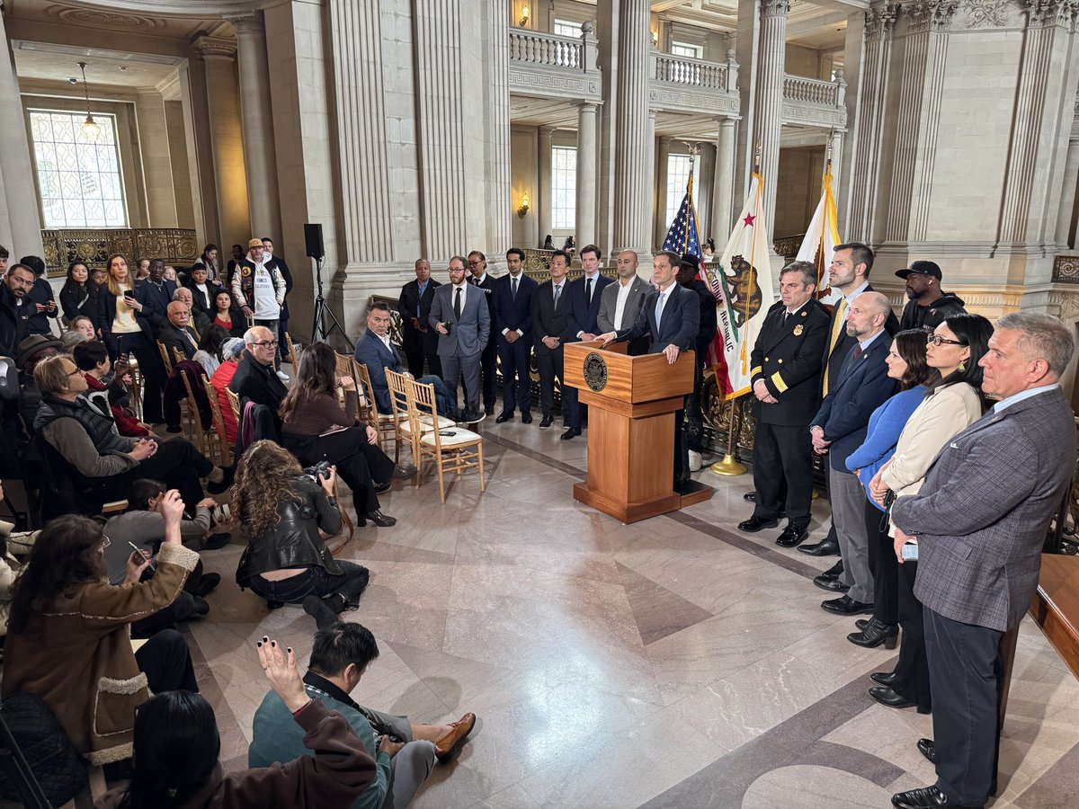 Liuna261pec's tweet photo. Went all in with the Police Officers Union, Firefighters Union, &amp; Deputy Sheriffs to support Mayor @DanielLurie bold laser focused approach to making streets &amp; parks safer for essential frontline workers &amp; the citizens we serve. @LiUNA261 always promotes a safe work environment. https://t.co/p88FwTdkfp