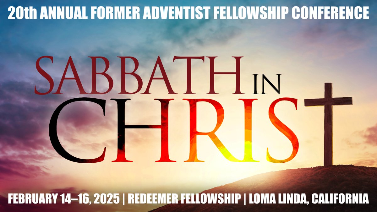 formeradventist's tweet photo. We’re excited about our upcoming 20th Annual Former #Adventist Fellowship Conference, Feb 14-16. Click to see schedule, register, attend, or watch live. This year’s theme is #Sabbath.#AdventistNews
https://t.co/TgB1g0xoa4 https://t.co/MmmDu8nB51