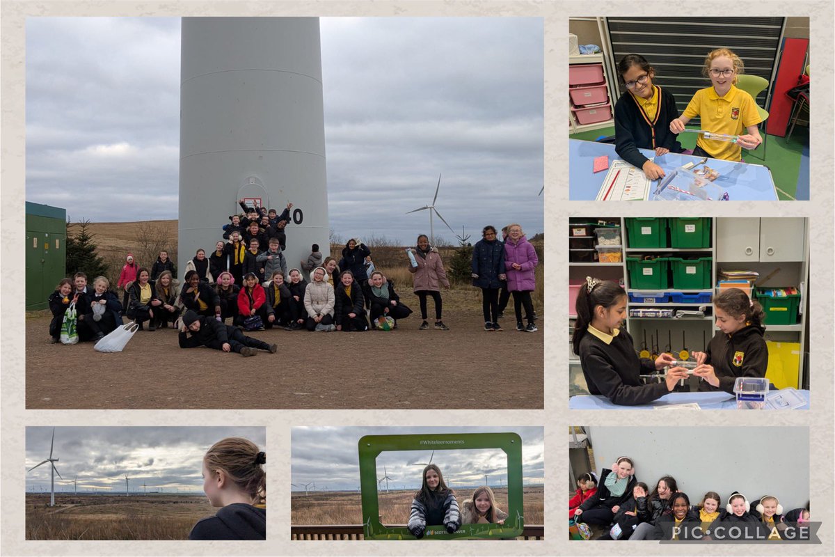 StMarksPrimary1's tweet photo. P6 loved their visit to Whitelee Windfarm where they learned about renewable energy, how electricity is conducted and even got up close to the turbines! Thank you to @gsc1 for organising this wonderful experience! #ThisIsLfS @ERC_STEM https://t.co/nOu5dbrY9i