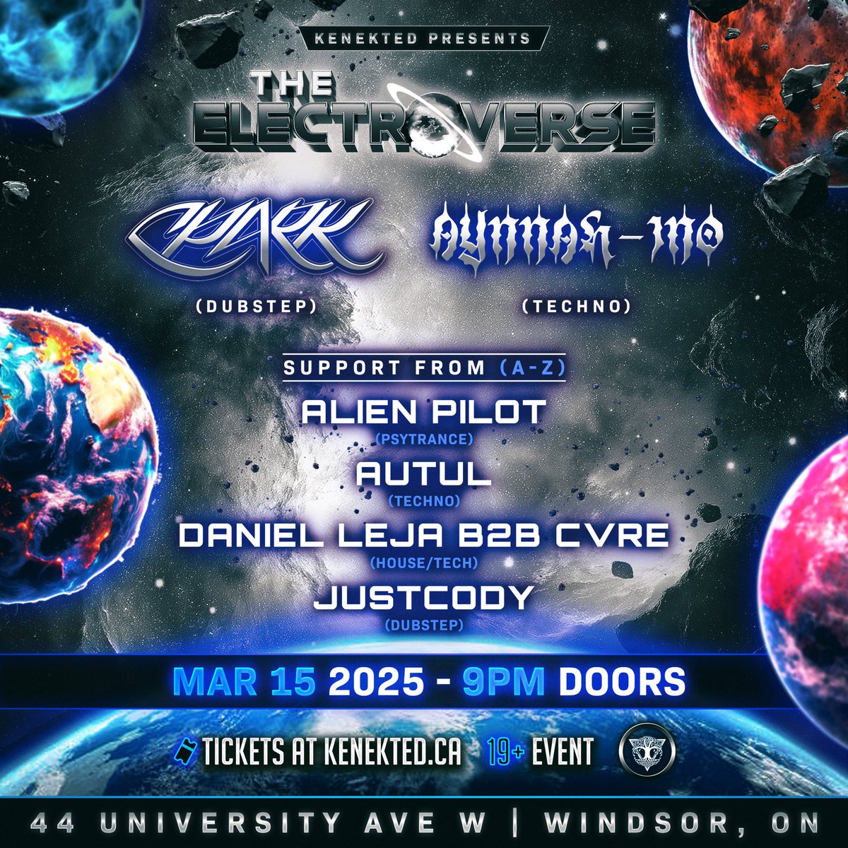 NEXT MONTH! double headline in Windsor at Skybar on 3/15 with my alter ego <a href="/AYNNAH_INO/">AYNNAH INO</a> 👹

huge thank you to <a href="/Kenekted_ca/">Kenekted</a> for having me out 🙏🏻 see you soon Windsor!