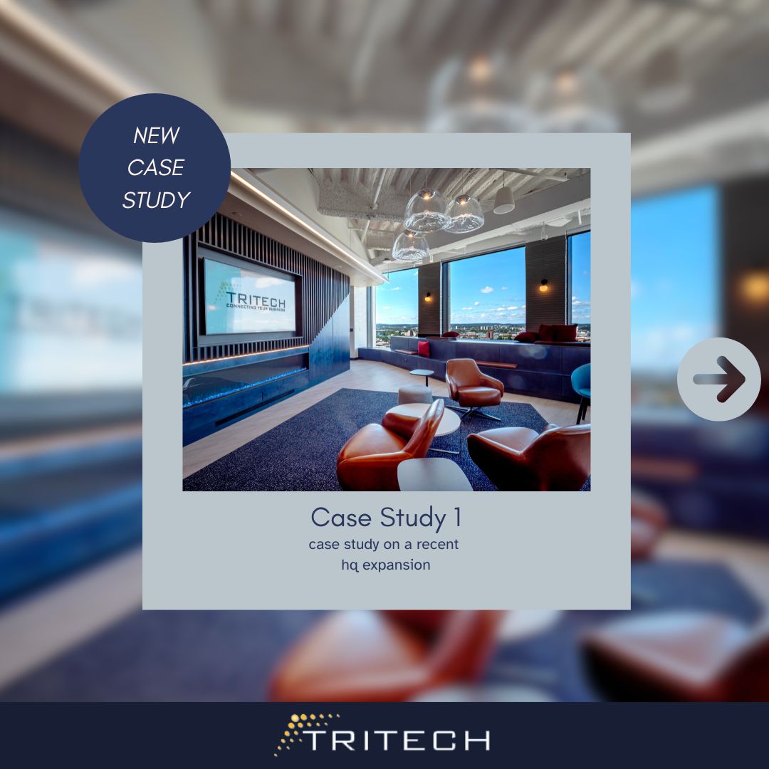TRITECHComm's tweet image. We&apos;ve got 2 new exciting Case Studies up on the site - check them out at the link in our bio! Complex projects with sleek, functional solutions. tritechcomm.com/case-studies/