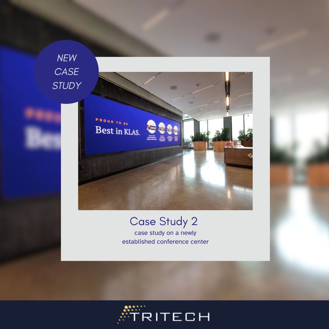 TRITECHComm's tweet image. We&apos;ve got 2 new exciting Case Studies up on the site - check them out at the link in our bio! Complex projects with sleek, functional solutions. tritechcomm.com/case-studies/