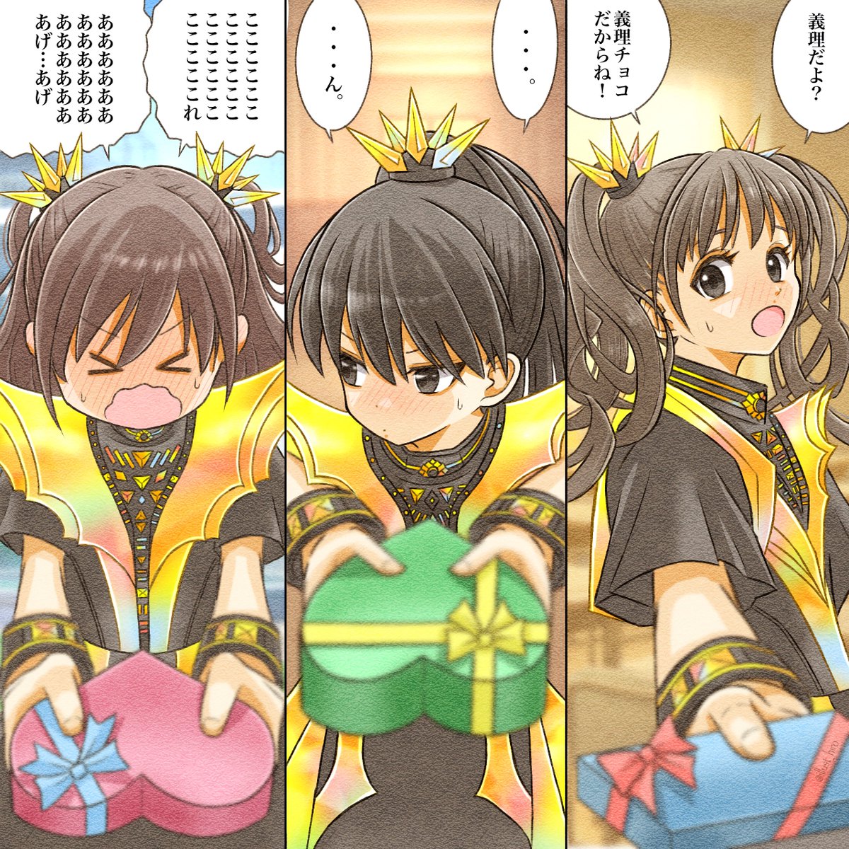 ギミチョコ！
#BABYMETAL #babymetal_fanart 
#バレンタインデー #ギミチョコ