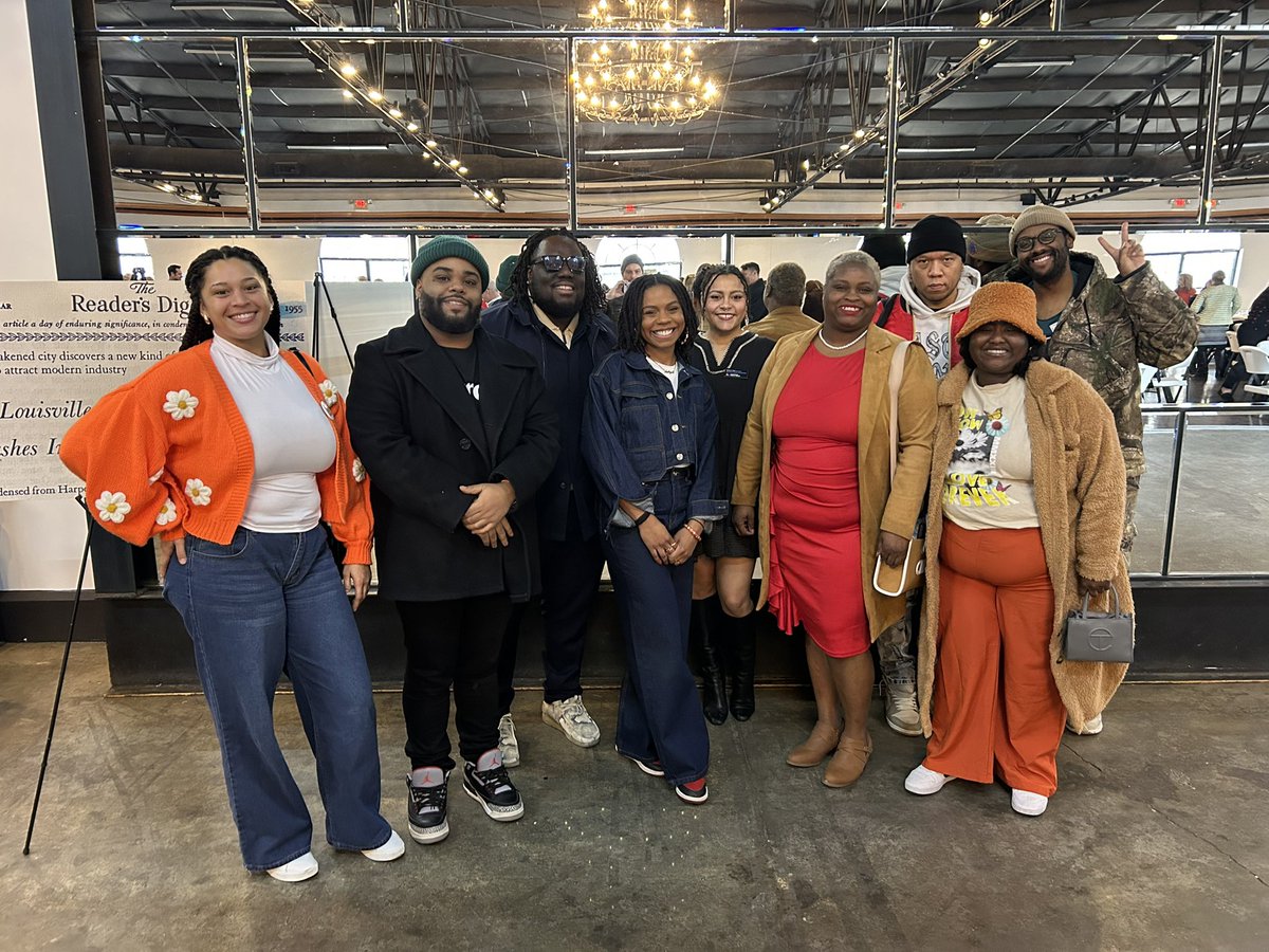 Invited some of the most talented Black creators in KY to join me at Louisville Public Media’s 75th anniversary luncheon!! We getting to it over here and I challenge yall to not just offer up ideas but also opportunities to stand with and for each other!! Let’s build!! ♥️🖤💚