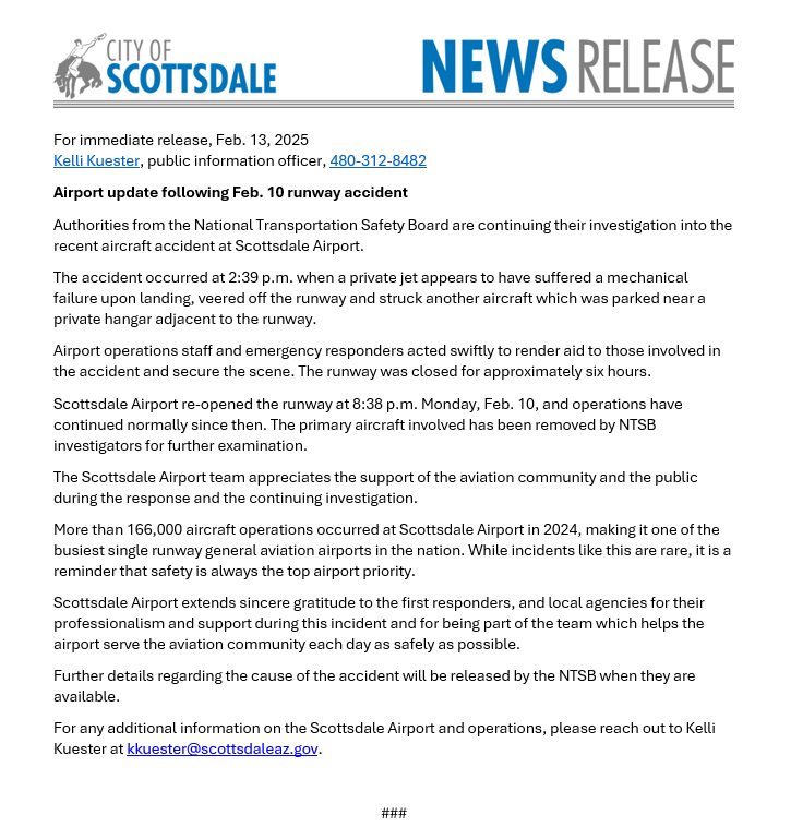 Scottsdale Airport (@flyscottsdale) on Twitter photo 