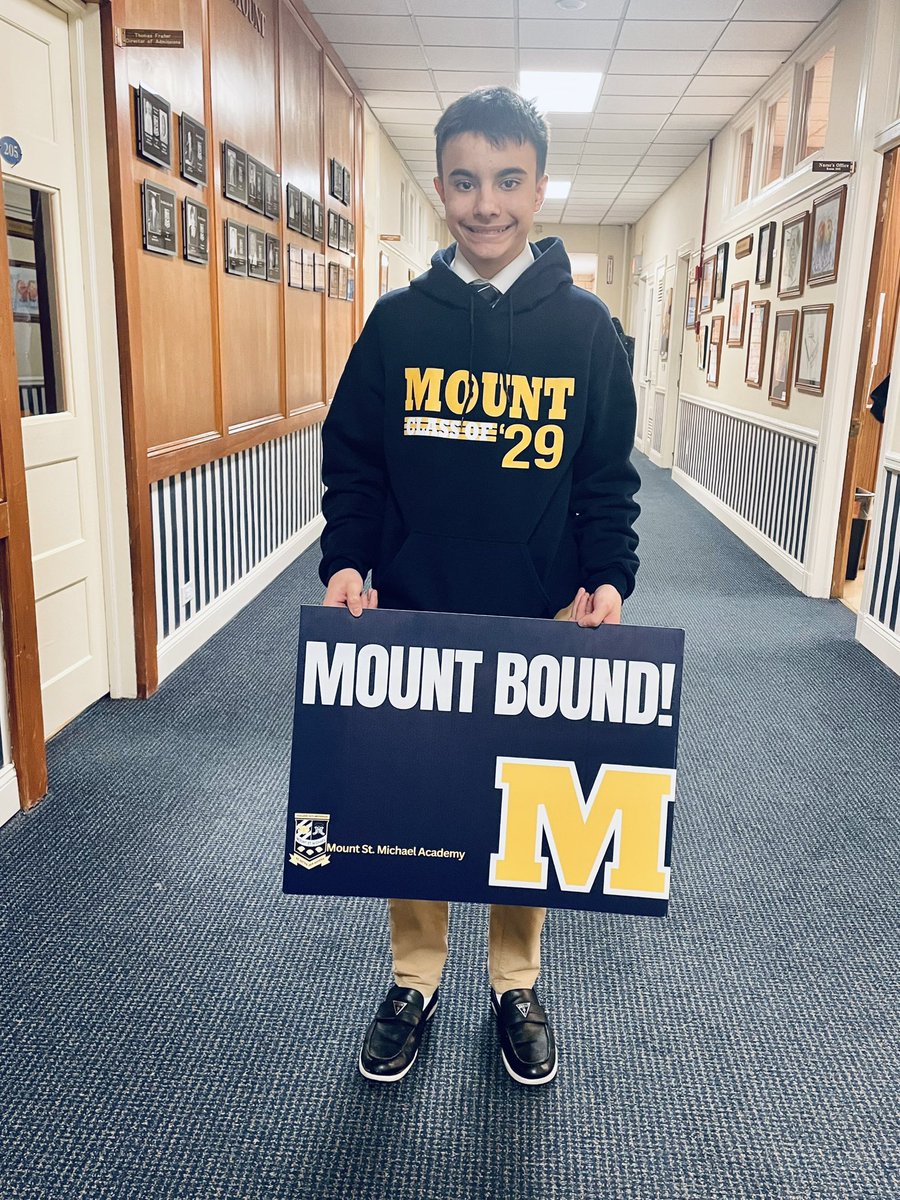 MountToday's tweet photo. Welcome to the #Classof2029 Jose! #FullScholarship #EarlyDecision #MountBound 🔵🟡 https://t.co/ocbbRQnVNR