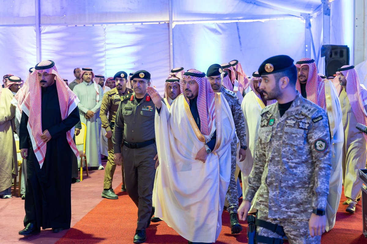 حضور سمو سيدي امير منطقة القصيم لتكريم الفائزين ب #مهرجان_الصقور_بالقصيم #مهرجان_الصقور_بالاسياح