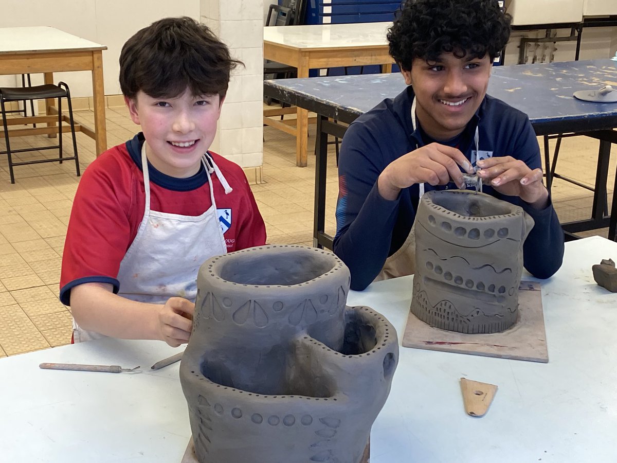 Year 9 are ending Culture Week by finishing their Spanish Gaudi influenced ceramics!