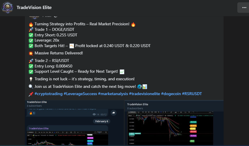 LordSatoauto's tweet photo. 📷 Turning Strategy into Profits – Real Market Precision! 
📷 Join us at TradeVision Elite and catch the next big move! 📷📷
📷 #cryptotrading #LeverageSuccess #marketanalysis #tradevisionelite #dogecoin #RSRUSDT https://t.co/hDQQ048ROU