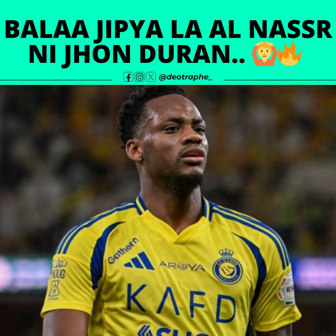 Tayari straika Jhon Durán amefunga mabao mawili usiku wa leo dhidi Al Ahli… Ameshafunga mabao 4 katika michezo 2 kwenye Saudi Pro League. 🔥

Yote tisa ilo bao lake la pili ni balaaa.. Kama sio mshambuliaji haswa sio rahisi kulifunga ilo bao.

FULL TIME | AL AHLI 2-3 AL NASSRI