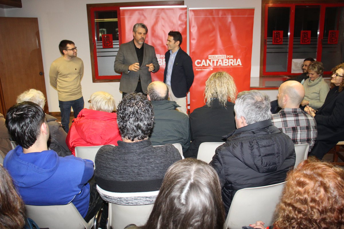 pedro_casares's tweet photo. Queremos a las casas del pueblo abiertas por todo #Cantabria para que sean espacios de reflexión y convivencia.

Vamos a los compañeros y compañeras del PSOE de Polanco y Miengo por un debate constructivo, en positivo, para fortalecer al @PSOECantabria.

#AdelantePorCantabria❤️ https://t.co/mjNfyxF8Ae