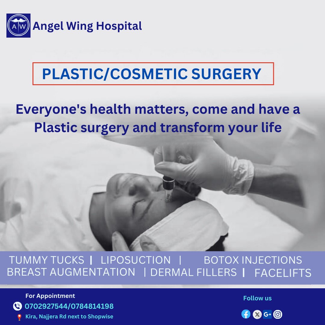 AngelwingHosp's tweet photo. ✨ Look better, feel confident! ✨ Transform yourself with expert plastic surgery at Angel Wing Hospital. Our skilled surgeons ensure natural, beautiful results tailored just for you.
Book your consultation today!
#PlasticSurgery #GlowUp #AngelWingHospital #savekipkuliah #riyadh https://t.co/mayaYjPtRB