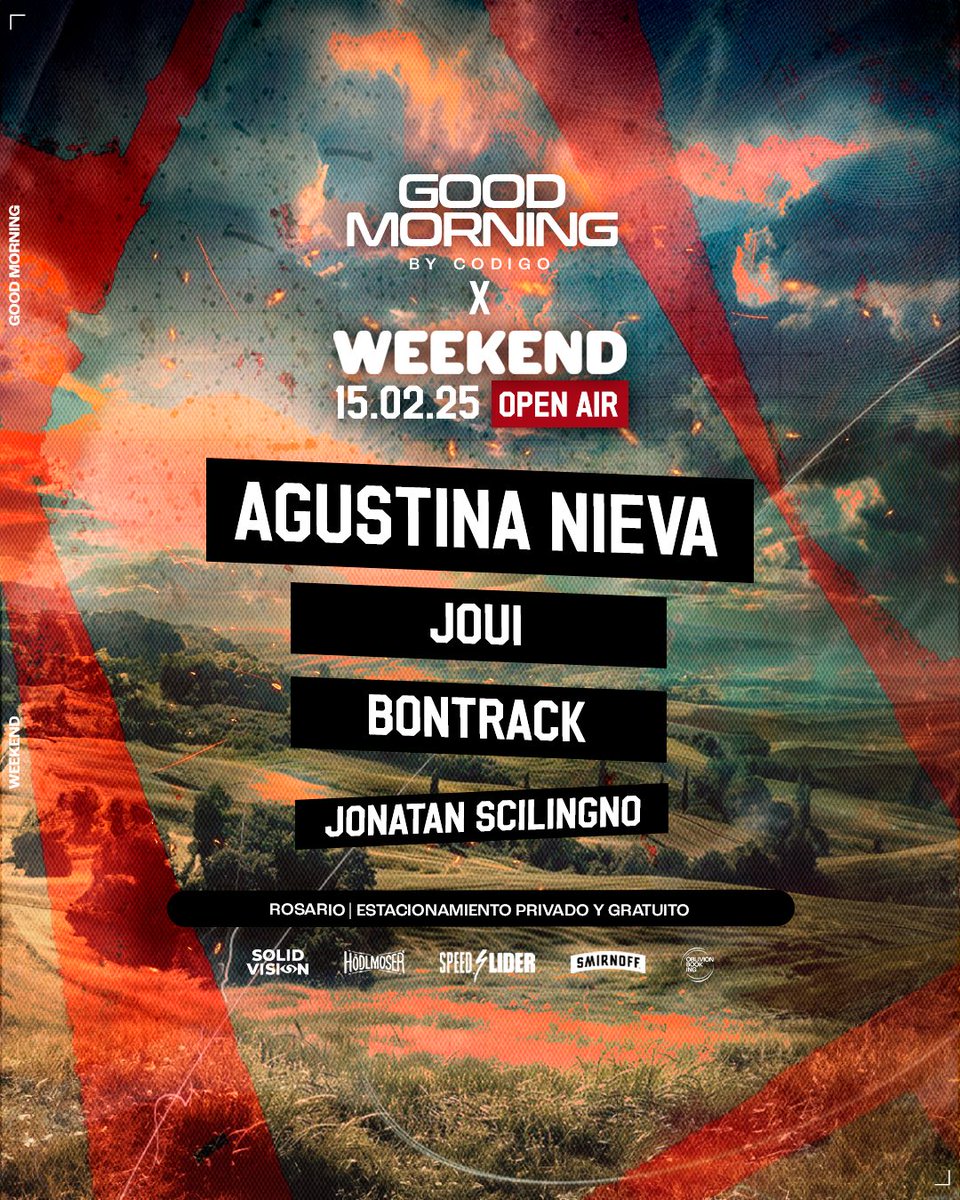 Mañana Rosario post Richie Hawtin 🩷🥳