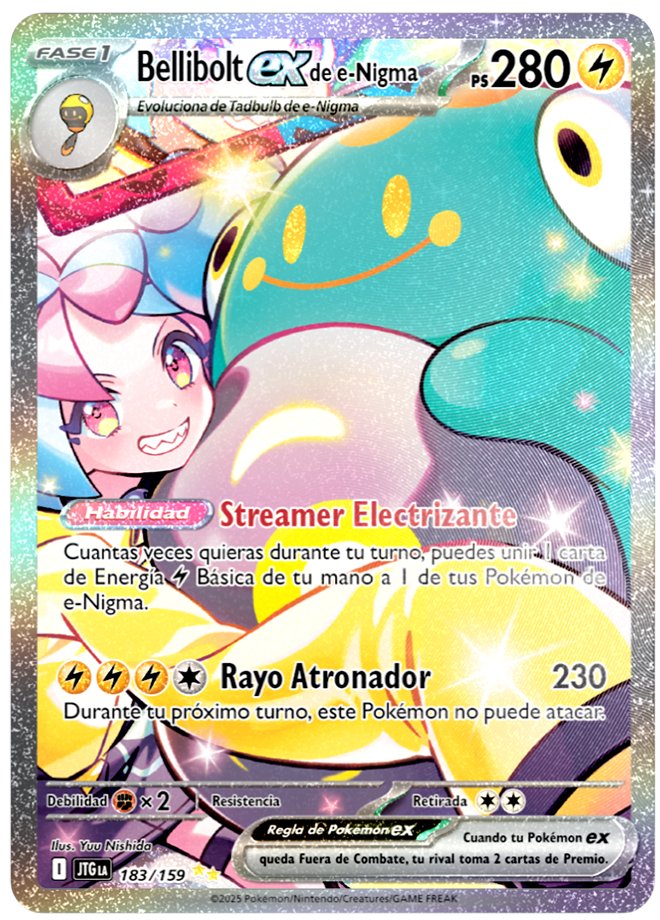 Carta de Ilustración Especial del Bellibolt ex de e-Nigma revelada