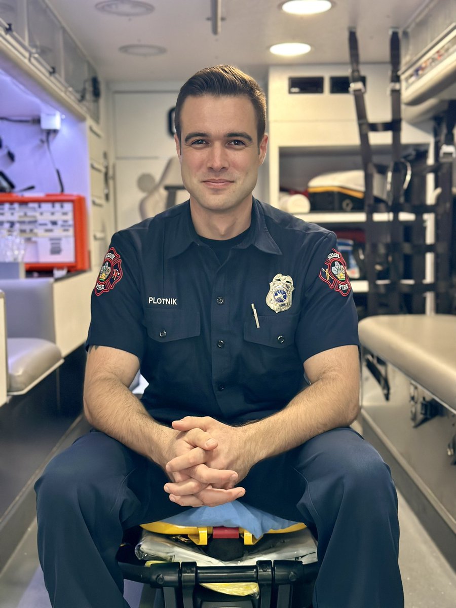 🚨 Welcome our newest Firefighter Paramedic, Evan Plotnik!