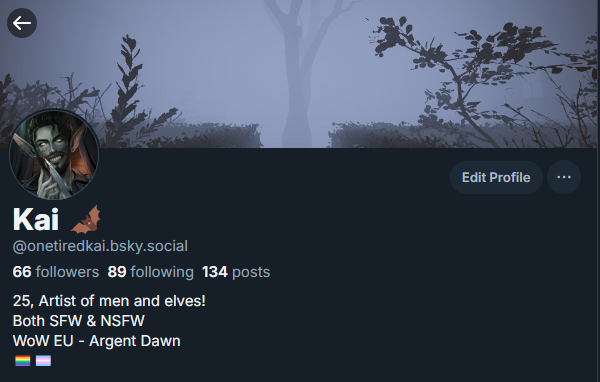 Reminder! I am on the other place posting my art and whatever else garbage I spew!! 💙