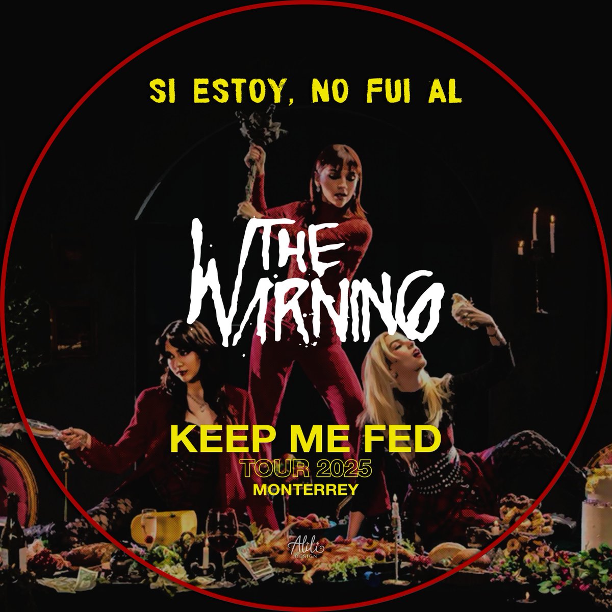 AliliDesign's tweet photo. ¿Listísimos para ver a The Warning?  MTY Version

#TheWarning #keepmefed #alilidesign #aliliestudio #rock #icons #concert #concierto #monterrey https://t.co/BNizoudc92