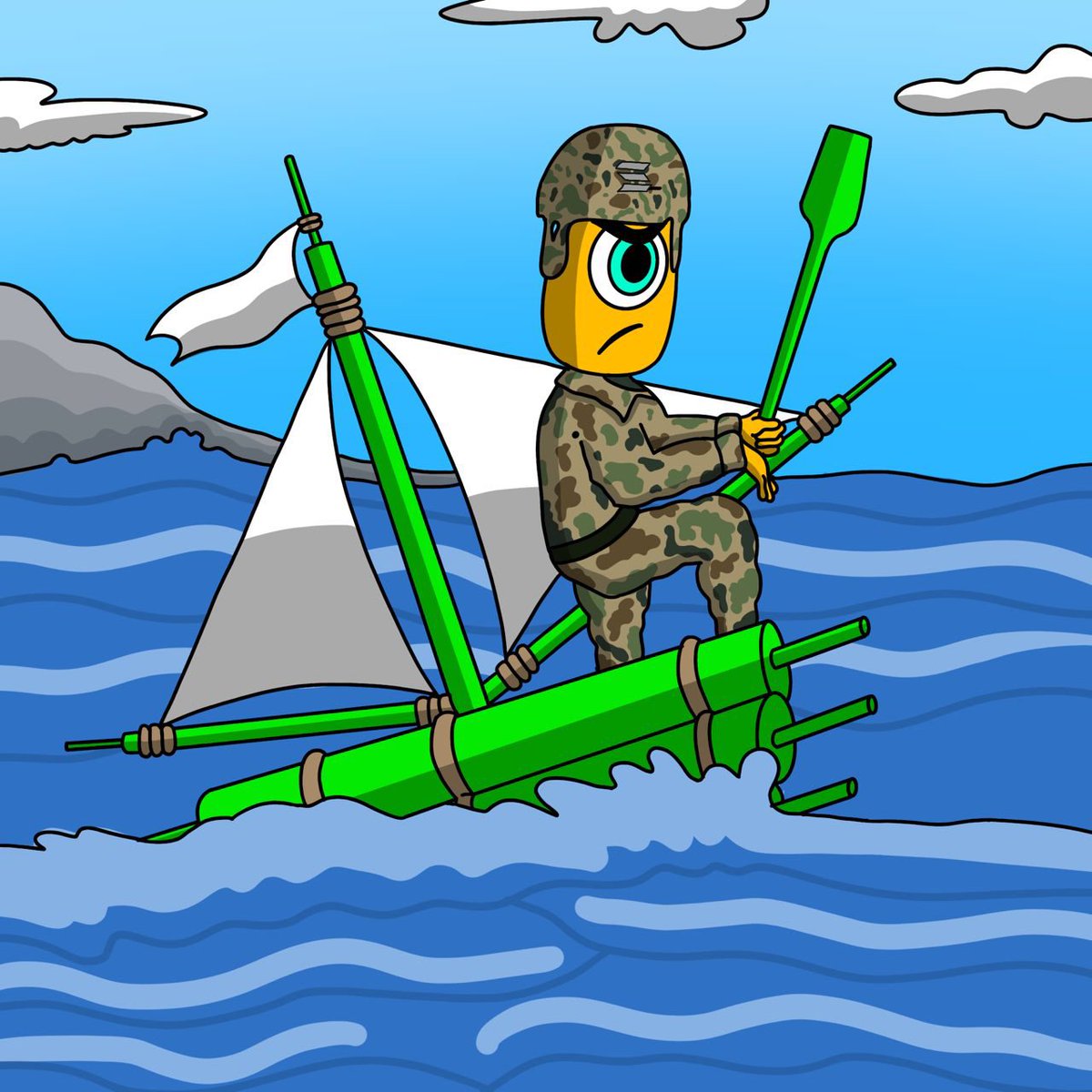 Markets rise, markets fall…

Soldiers march on.

The ticker is $ARMY. 🔫