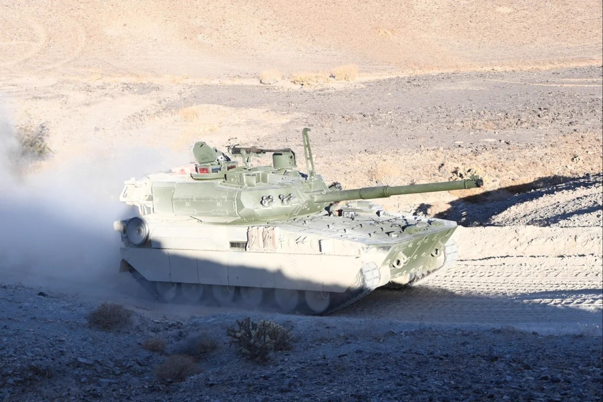 The M10’s main weapon is a M35 105mm low-recoil tank gun, significantly larger than the 25mm chain gun on the Bradley, and also boasts a 12.7mm M2 heavy machine gun and 7.62 mm Coax machine gun. The platform’s diesel engine puts out 800 horsepower and can power it up to 40 miles per hour. (U.S. Army photo by Mark Schauer)

