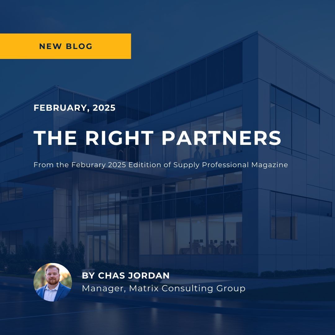 MatrixCG's tweet photo. Our facilities management expert, Chas Jordan, wrote an article appearing in this month's edition of Supply Professional Magazine. You can read it here: https://t.co/lVKEqGK2ui 

Learn more about our firm at https://t.co/svtAoU2nqQ

#MatrixConsultingGroup https://t.co/iongB6CDXW
