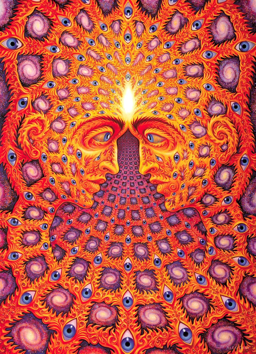 The good that binds us is Love, it comes from our Soul, it flows through our center, and connects us with everything.

One
2000, oil on linen, 48 x 66 in.