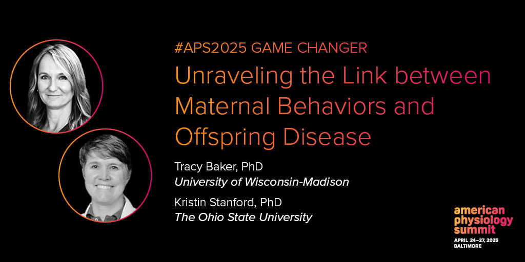 Discover how maternal behaviors shape offspring health. Don’t miss this #APS2025 game-changer session on groundbreaking research linking maternal actions to disease outcomes. Learn more: ow.ly/aSeY50UOMpc

CC: <a href="/kistanford6/">Kristin Stanford</a>, <a href="/E_deer_phd/">Evangeline Deer, PhD</a>