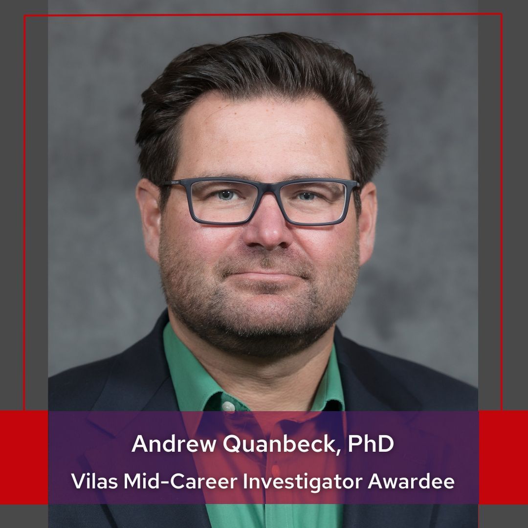 UW Dept of Family Medicine and Community Health (@widfm) on Twitter photo DFMCH professor Andrew Quanbeck, PhD (<a href="/aquanbeck/">Andrew Quanbeck</a>) has been awarded a Vilas Mid-Career Investigator Award for his excellence in research and teaching!
Congratulations, Dr. Quanbeck!!
buff.ly/3QhNITi DFMCH professor Andrew Quanbeck, PhD (<a href="/aquanbeck/">Andrew Quanbeck</a>) has been awarded a Vilas Mid-Career Investigator Award for his excellence in research and teaching!
Congratulations, Dr. Quanbeck!!
buff.ly/3QhNITi