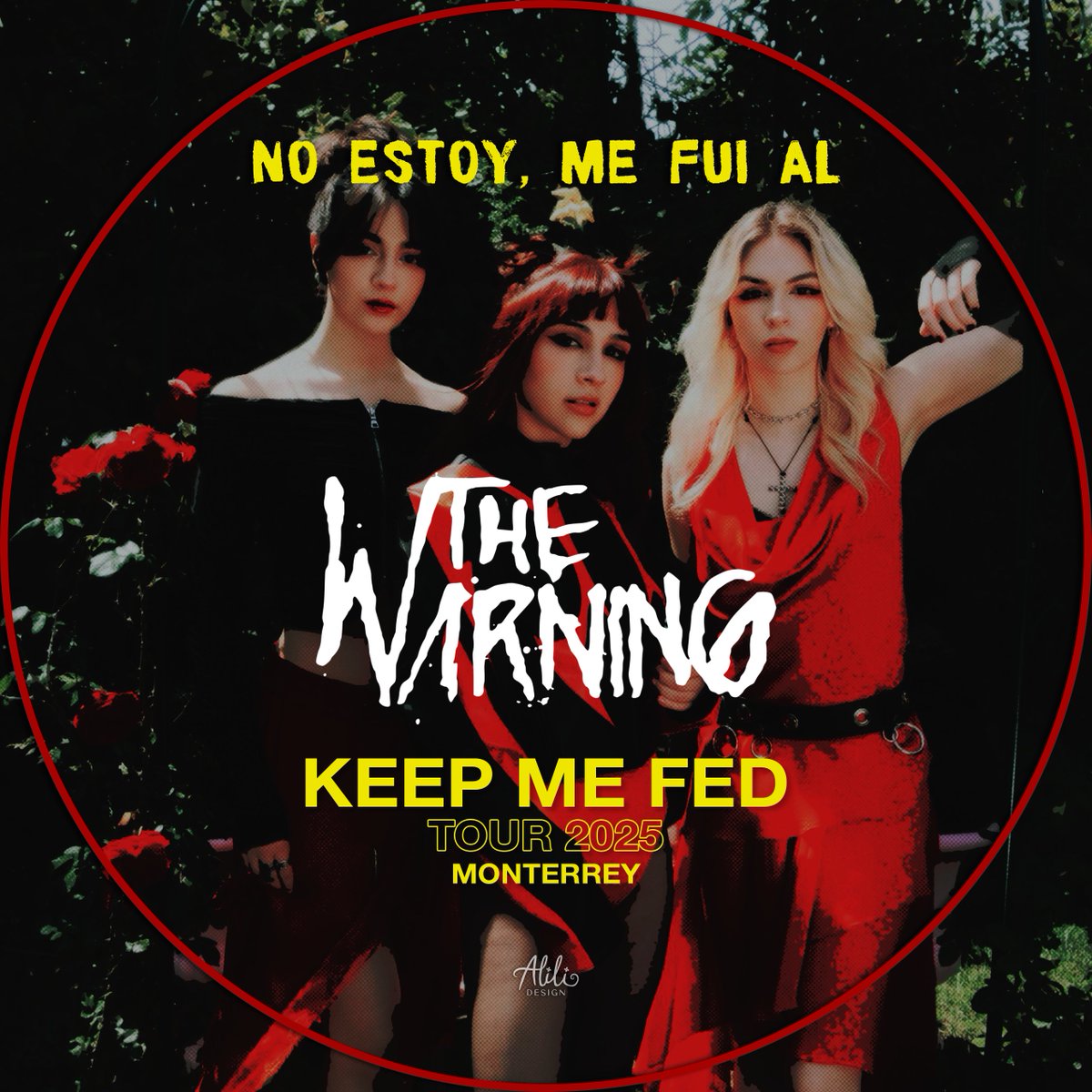 AliliDesign's tweet photo. ¿Listísimos para ver a The Warning?  MTY Version  #TheWarning #keepmefed #alilidesign #aliliestudio #rock #icons #concert #concierto #monterrey https://t.co/ULcRnlkJeX