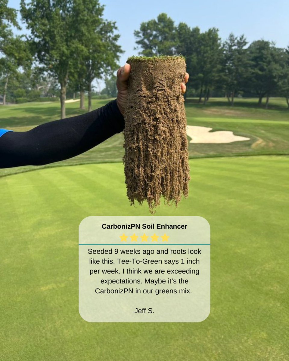 Mirimichi Green (@mirimichigreen) on Twitter photo CarbonizPN in the greens mix = roots! ๐๐ฑโณ
Thanks, <a href="/ECCSuper77/">Jeff Sexton, CGCS</a> at Evansville CC for sharing your successes! CarbonizPN in the greens mix = roots! ๐๐ฑโณ
Thanks, <a href="/ECCSuper77/">Jeff Sexton, CGCS</a> at Evansville CC for sharing your successes!