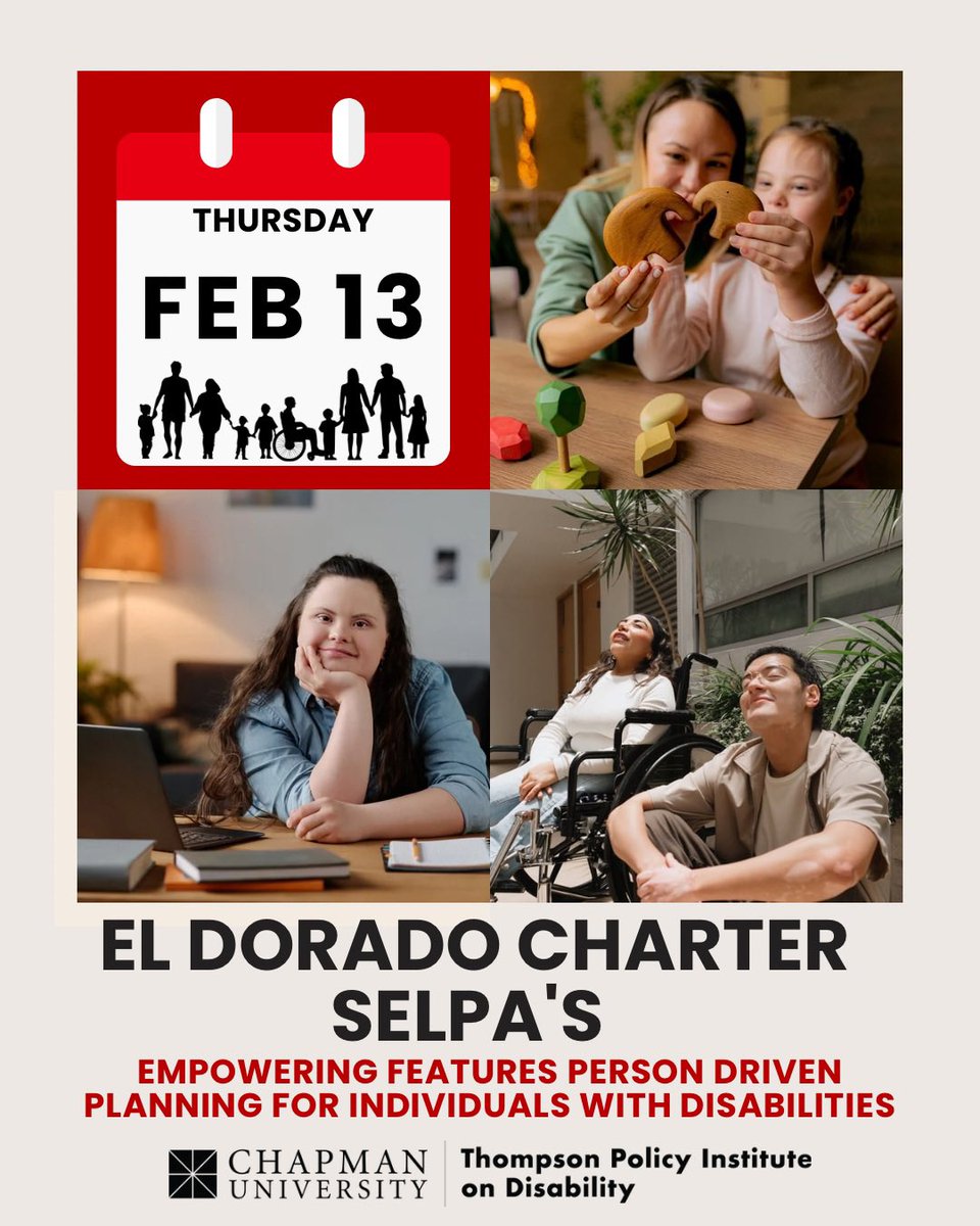 TPI will be presenting at El Dorado Charter SELPA's Inspiration to Action Symposium this Thursday, February 13th! Our session, Empowering Futures: Person-Driven Planning for Individuals with Disabilities, will explore strategies to support individuals in shaping their own paths.