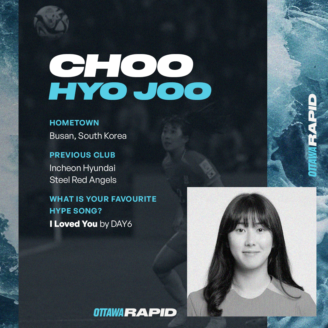 ottrapidfc's tweet image. 🚨 Welcome Choo Hyo Joo to Ottawa Rapid FC! ⚽🔥
💥 Speed. Skill. Determination. 🌎 49 caps | 2022 Asian Cup finalist | 2023 FIFA World Cup. ⚡ Ex-Incheon Hyundai Steel Red Angels. 🎵 Hype song: I Loved You - DAY6. 🇰🇷 From Busan to Ottawa! #WelcomeChoo #OttawaRapidFC