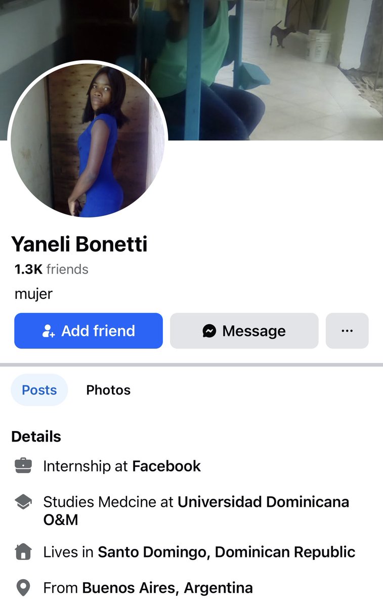 Dominicano1621's tweet photo. Conozcan a Yaneli Bonetti, oriunda de Buenos Aires, Argentina 🇦🇷, reside en Santo Domingo, República Dominicana 🇩🇴.
De verdad que nunca pensé que los argentinos fueran tan diversos.
#dominiken 🇭🇹 https://t.co/0vECoAVJca