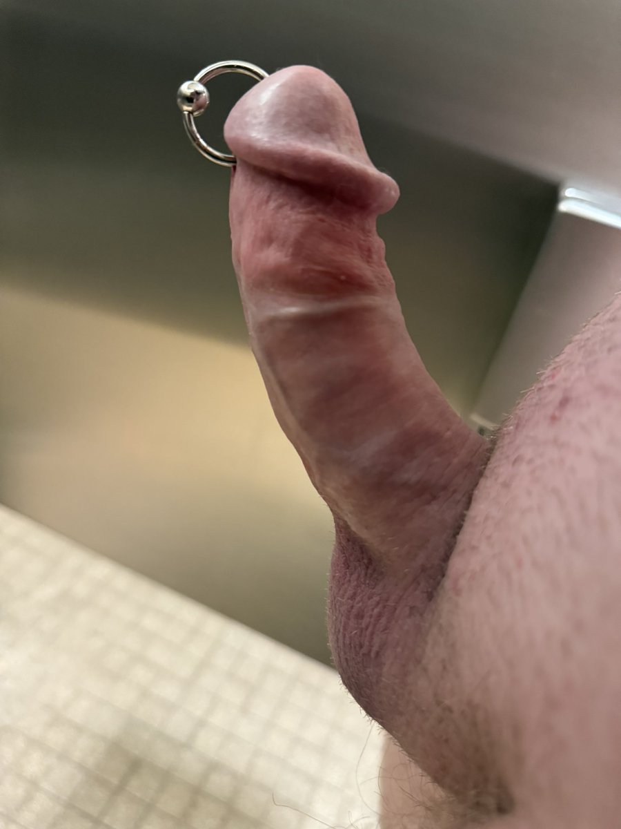 Got my dick pierced last weekend. Healing seems to be going well thus far. How’s it look?