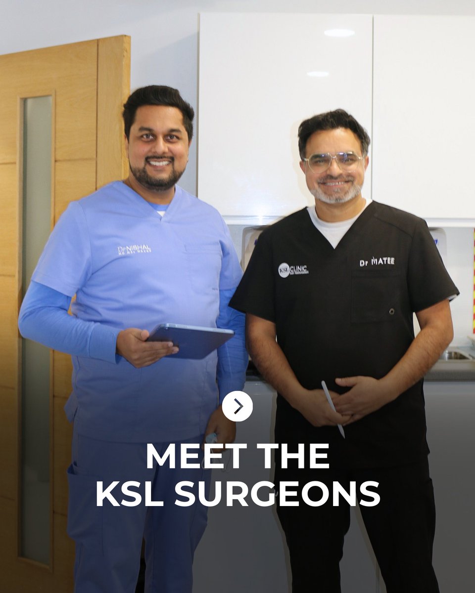 KSL_Clinics's tweet photo. Meet the Dream Team Behind Your Hair Restoration Journey at KSL Clinic ✨
At KSL Clinic, we believe that exceptional results come from the expertise and dedication of our incredible surgical team.
#kslclinic #drerjon #drzeeshan #drnishal #drmatee #hairtransplant #hairsurgeon https://t.co/0osALJrFLc