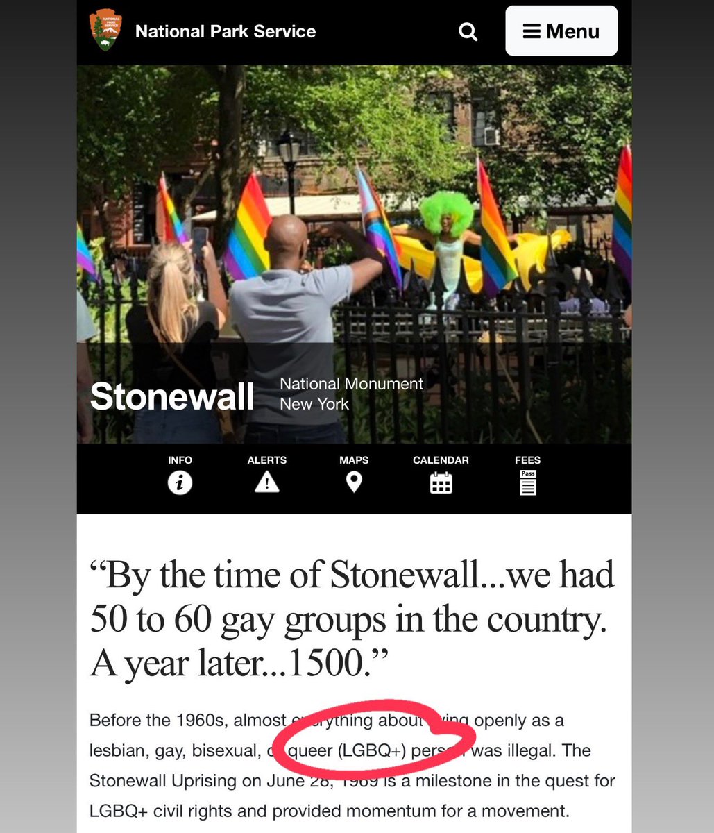ebottcher's tweet photo. The Trump administration has erased transgender people from the Stonewall National Monument website. We will not allow them to erase the very existence of our siblings. We are one community!! 🏳️‍🌈 https://t.co/2obfwjdNcf