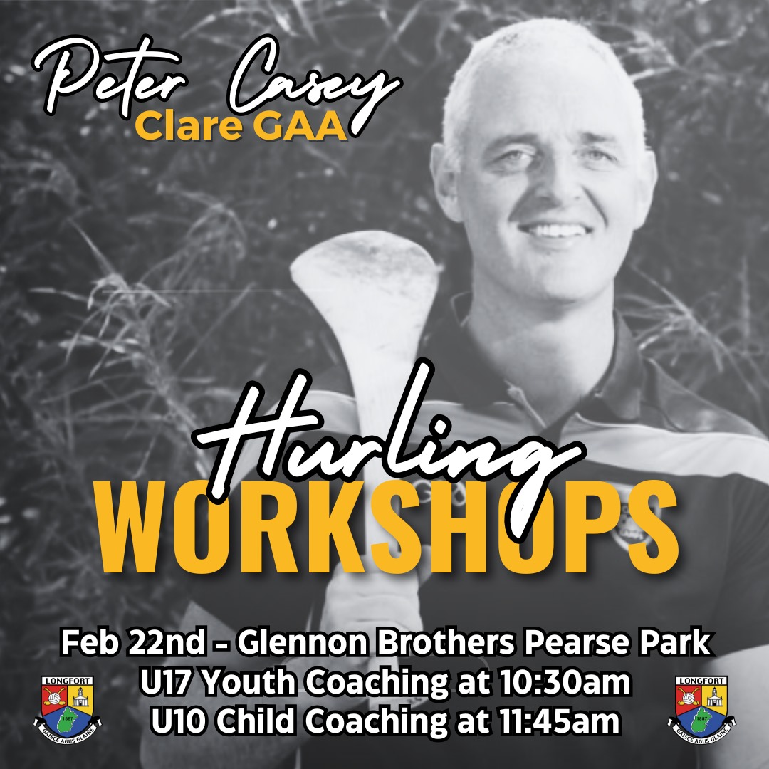 Not to be missed! 2 amazing workshops before our Senior Hurlers take the field. Spread the word! #HurlingDevelopment