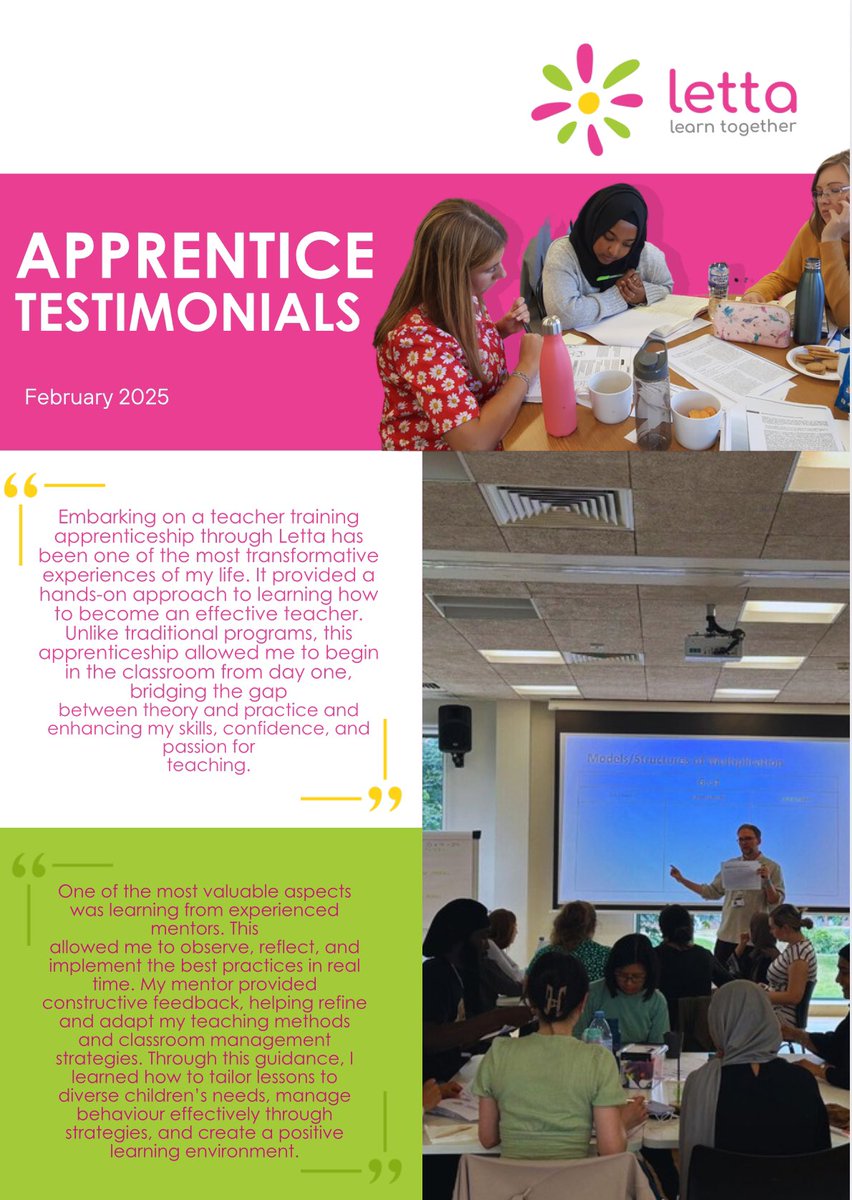 LETTA_Training's tweet image. Apprenticeships open doors - don’t just take our word for it!
#nationalapprenticeshipweek
#earnwhileyoulearn