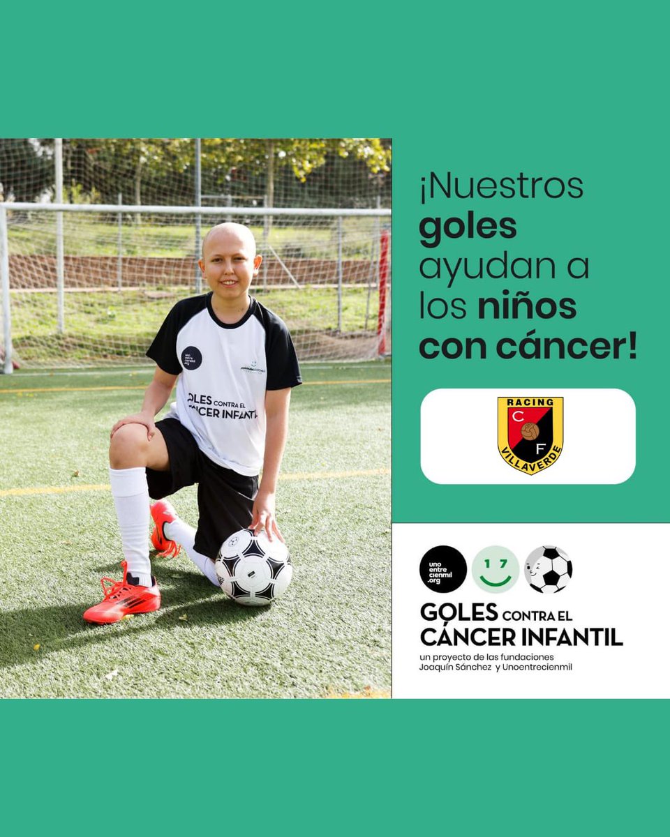 Las jornadas del 15-16 y 22-23, pondremos una urna en el campo (I.B.D. DAVID DIEZ DE LA CRUZ) para todo aquel que quiera realizar cualquier donativo para esta iniciativa solidaria, pueda hacerlo.

¡Todos unidos junto a la Fundación Unoentrecienmil, ganaremos este partido!