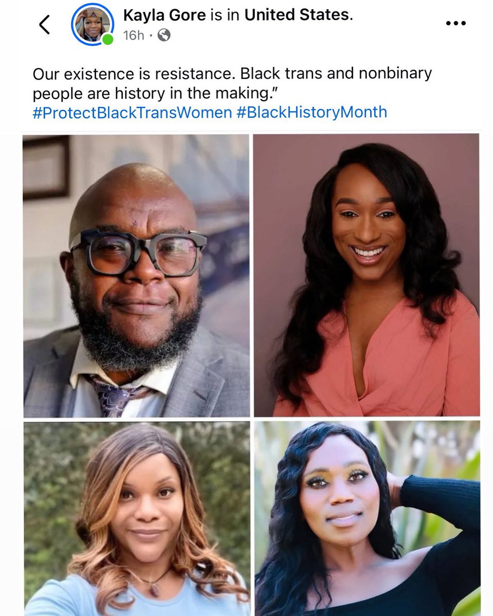@ms_kaylagore Kayla Gore thank you for your love and inspiration and acknowledgment sister thank you for seeing me and our community leaders and spreading the love I appreciate you babygirl 🙏🏿🏳️‍⚧️❤️🤗 #blackhistorymonth #nextgeneration