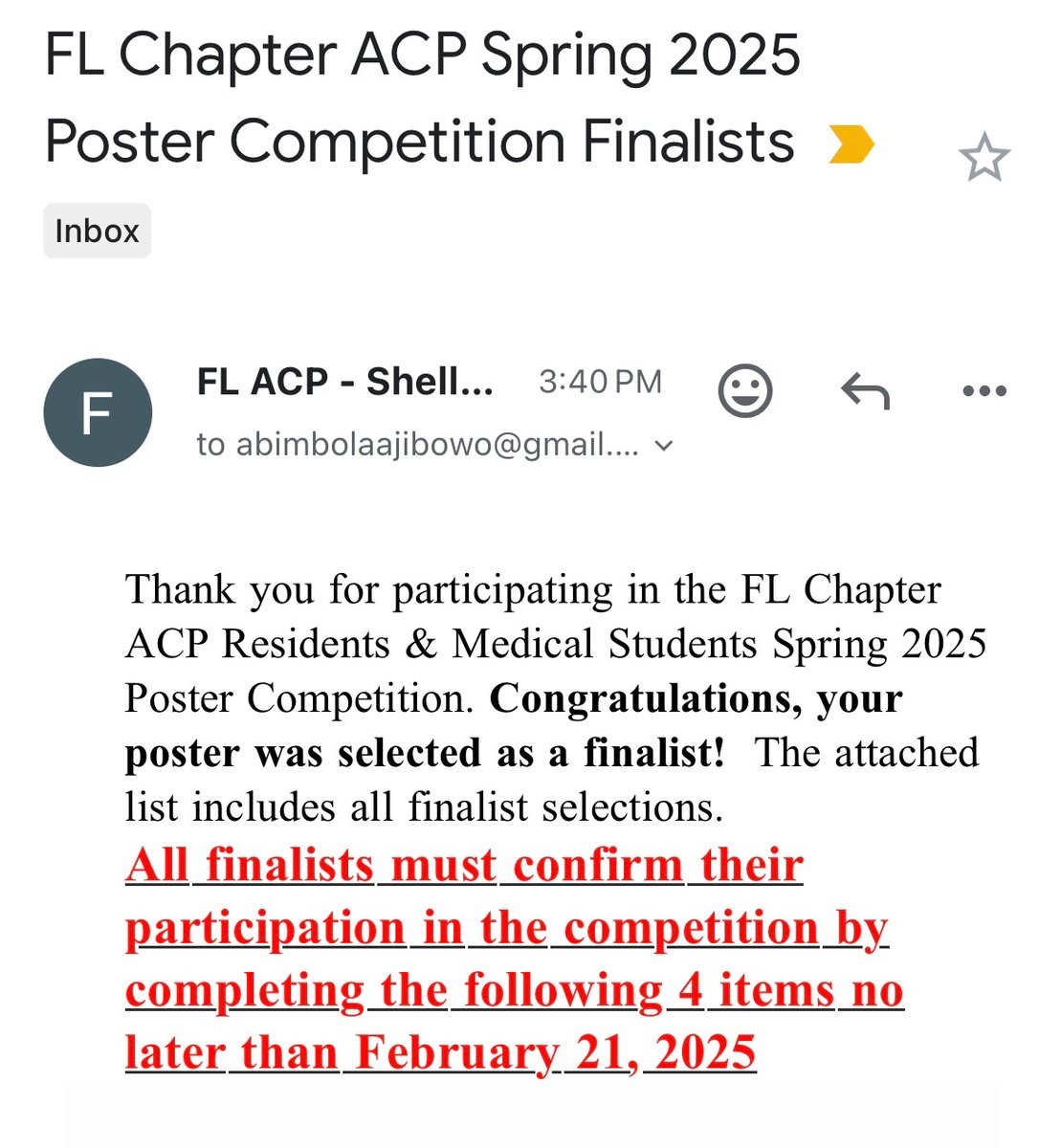 Mayakasho's tweet image. Excited for the opportunity to represent @ACPFLchapter 🙌