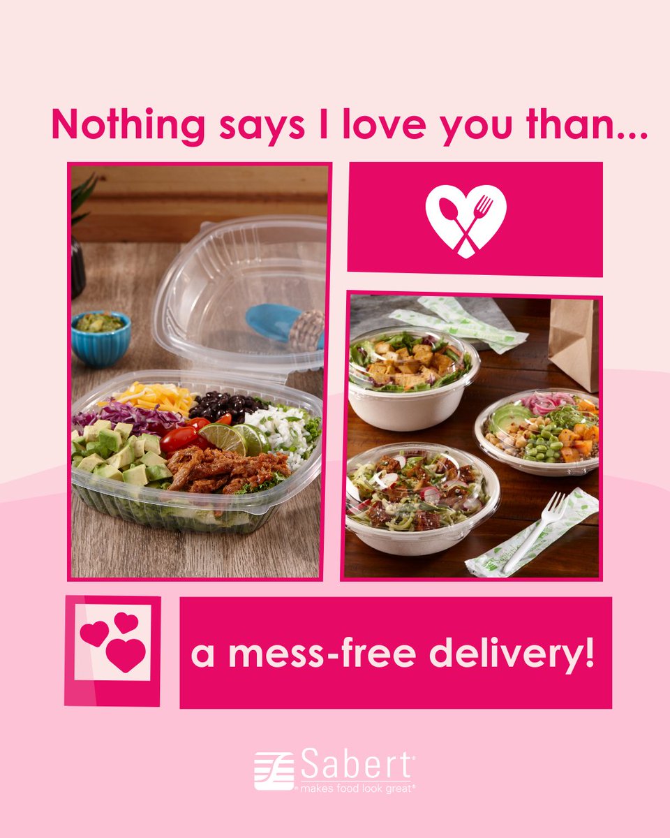 It's no secret that food packaging is our soulmate. 💕 

This Valentine's Day, help your customers share the foodie love with our innovative and sustainable food packaging solutions.  Remember, first impressions count, especially on February 14th!