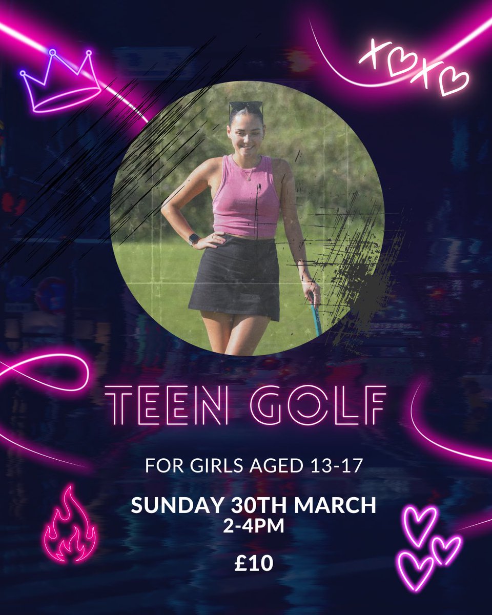Teen Girls Golf Experience! ⛳️💕

This session at <a href="/BurnhamBerrow/">Burnham & Berrow</a> is for beginners &amp; those who’ve tried before - there’s no judgment, just fun &amp; laughter with new friends! 👩🏾‍🤝‍👩🏼

📲 Book your spot now! Text or WhatsApp me on 07508 360151

Let’s make this an afternoon to remember! 💖