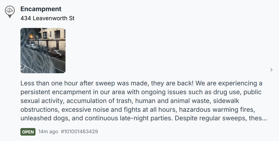 "Case Closed" SF311 tweet media