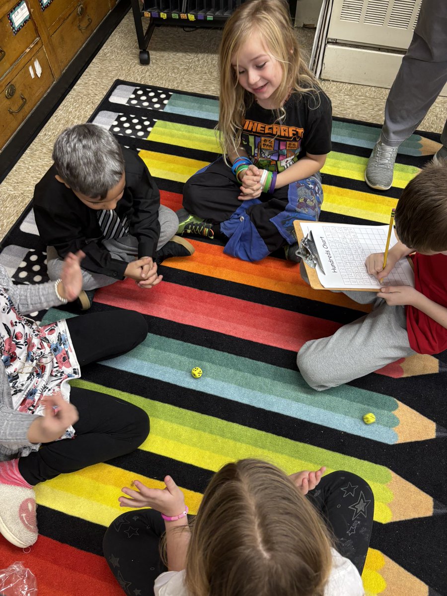 BrexMs's tweet photo. Celebrated the 100th day with some classroom tournaments of Hot 100! Thank you @abbyfriend79 for the idea! 🎲✏️🎊 @MTPSpride @NeilLeone29 @OceanAveSchool https://t.co/PZ4NNXjDpx