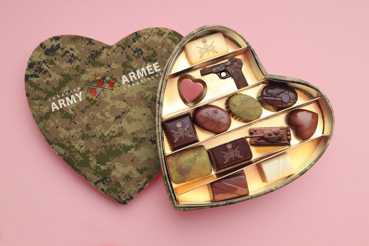 As the famous saying goes, “Life is like a box of chocolates, you never know what you're going to get.” – Forrest Gump.

As soldiers, this is your reality – being ready for the unexpected. And you do it better than anyone.

Wishing a Happy Valentine’s Day to soldiers near and far