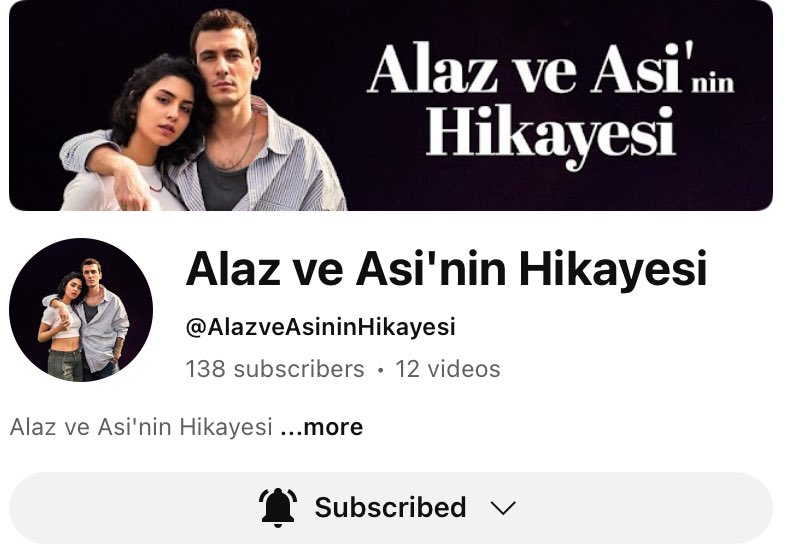 Link'e tıklayıp çiftimizin adına açılan kanala abone olabilirsiniz 💖

#AsLaz #RojbinErden #BertanAsllani 

🔗:  youtube.com/@alazveasininh…