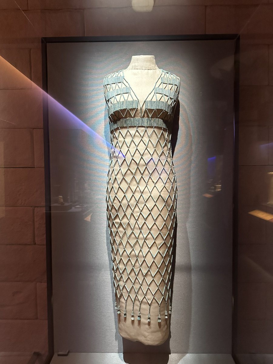 This ancient Egyptian beaded dress was worn sometime between 2345-2182 BC. It would have had a simple linen sheath beneath it. How beautiful is this?! I would wear it. This ancient Egyptian beaded dress was worn sometime between 2345-2182 BC. It would have had a simple linen sheath beneath it. How beautiful is this?! I would wear it.