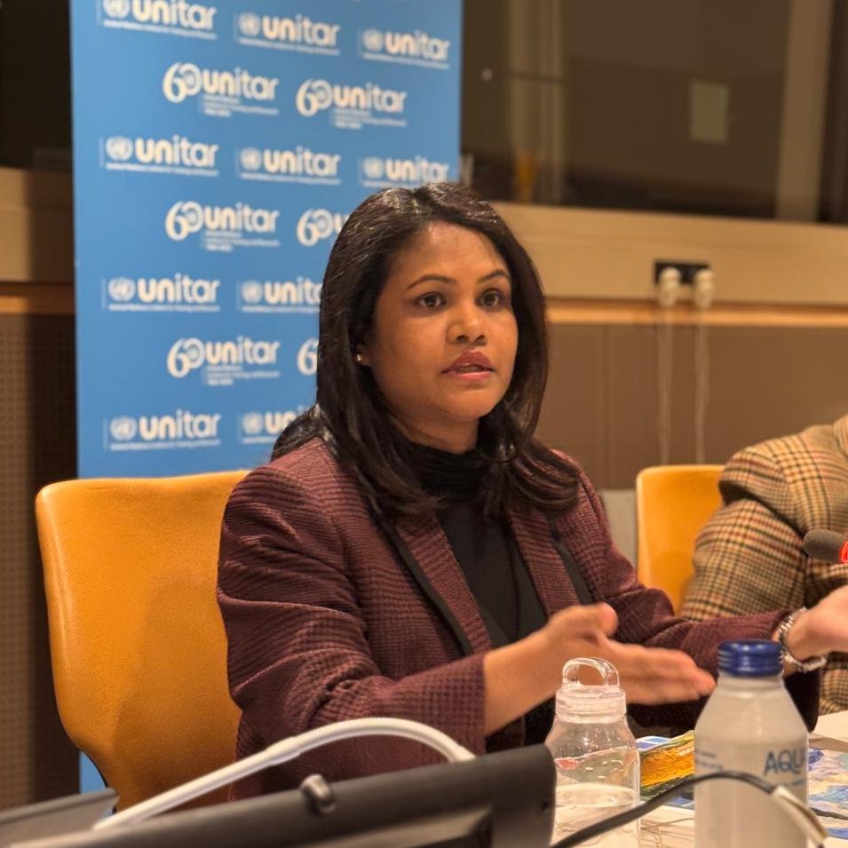 H.E. Shiruzimath Sameer, DPR of Maldives to the UN, shared insights on navigating diplomatic spaces where gender perspectives are often overlooked. She emphasized the importance of strategic engagement and ensuring that women's contributions are valued in decision-making.