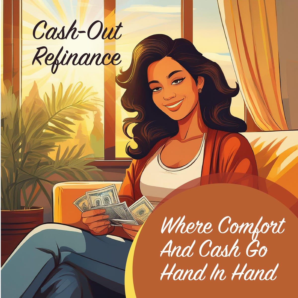 HRSholding309's tweet photo. What’s better than a home that offers comfort? A home that provides cash too. A cash-out refinance might give you the financial flexibility you need for projects, debt or even your next vacation. Contact me today.
929-599-5265 https://t.co/t1NnprJ6Ck