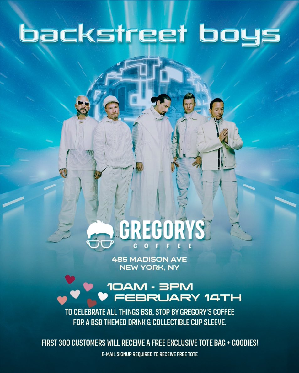 Stop by <a href="/GregorysCoffee/">Gregorys Coffee</a> TOMORROW ONLY at 485 Madison Ave! First 300 customers will receive a free exclusive tote bag + goodies! 🩵